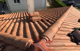 Pose de clausoir ventilé